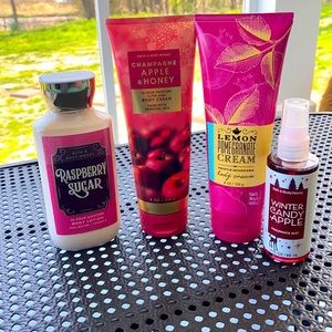 Bath and Body Works lotion bundle w/ travel spray